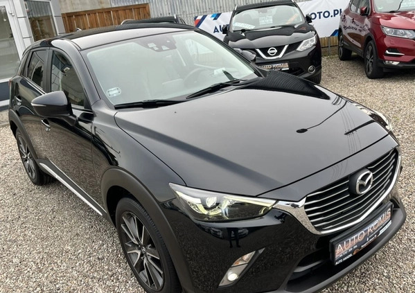 Mazda CX-3 cena 65500 przebieg: 121700, rok produkcji 2016 z Zielona Góra małe 742